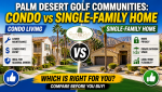 Buying a Condo vs Single-Family Home in Palm Desert Golf Communities
