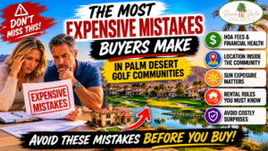 The Most Expensive Mistakes Buyers Make in Palm Desert Golf Communities