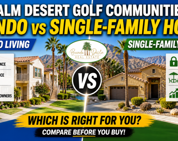 Buying a Condo vs Single-Family Home in Palm Desert Golf Communities