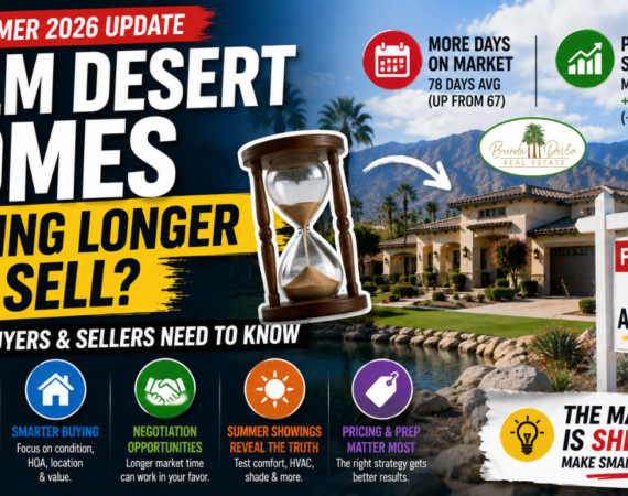 Palm Desert homes taking longer to sell during the 2026 summer real estate market