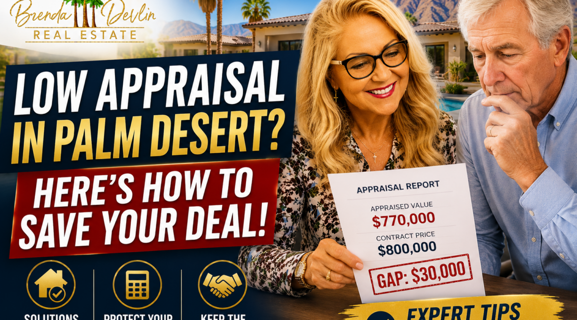 Low Appraisal in Palm Desert? How to Save Your Real Estate Deal